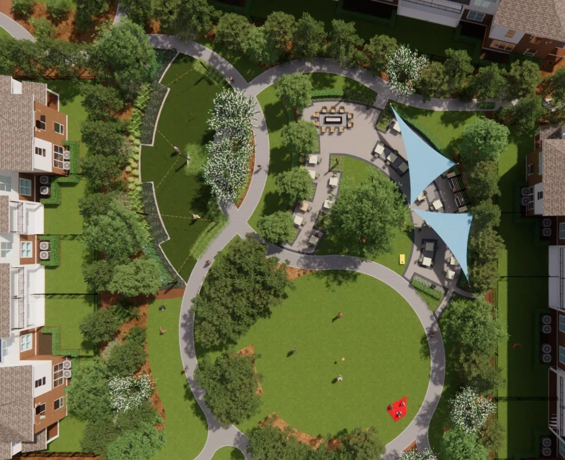Commercial landscape rendering