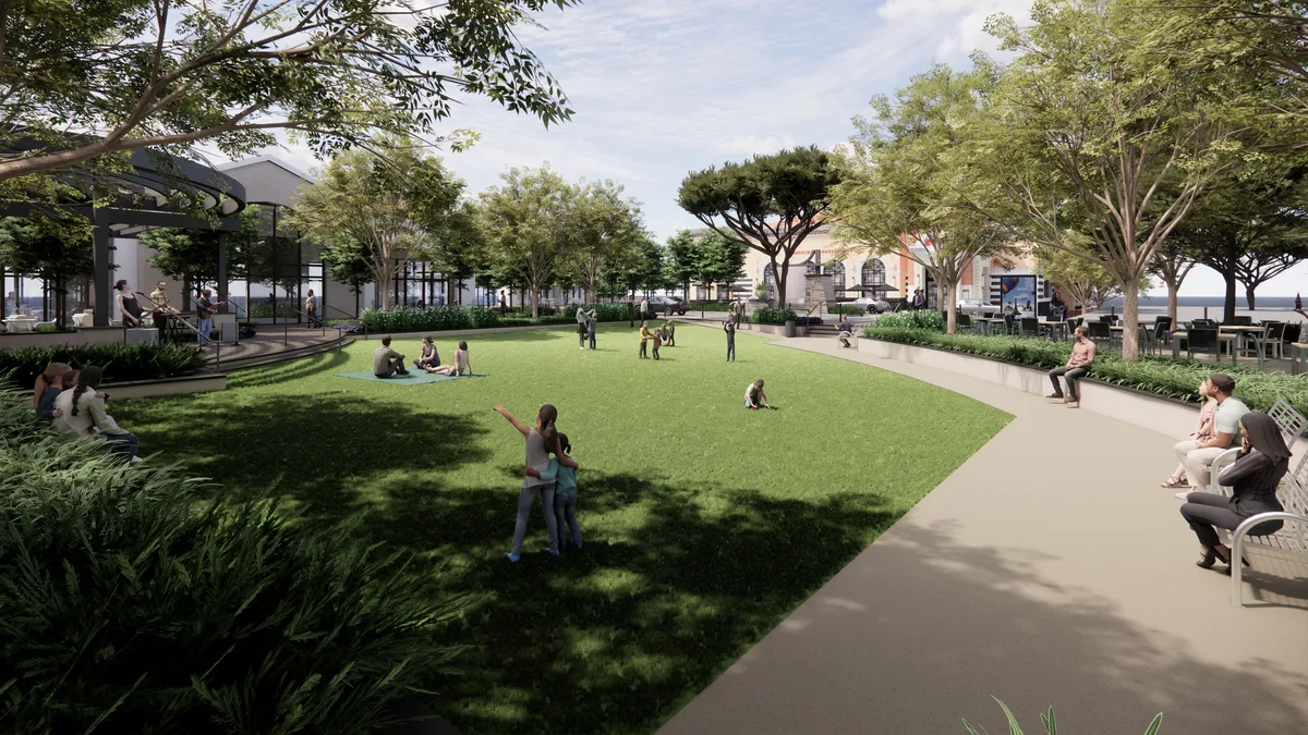 Commercial landscape rendering